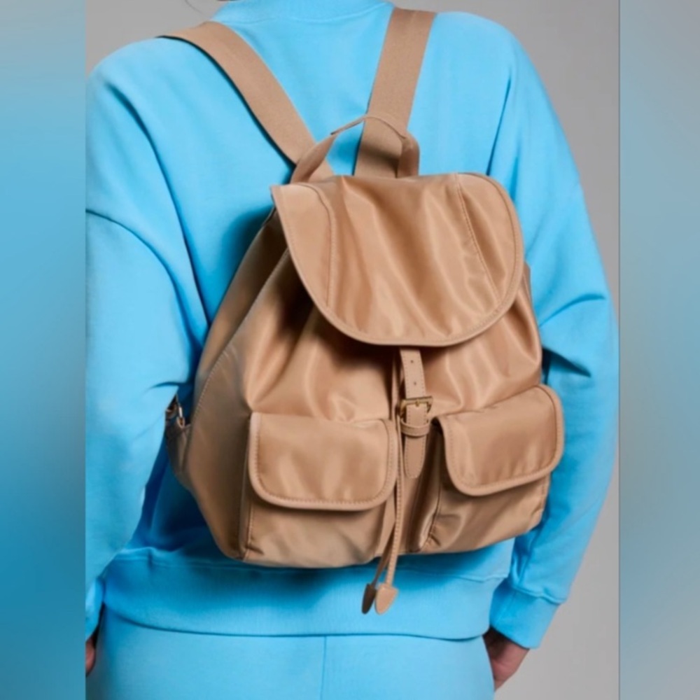 Year Of Ours Tan Backpack/Purse NWT